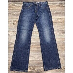 Wrangler Retro Mens Relaxed Boot Fit Blue Jeans size 32x33 Western Stretch Denim